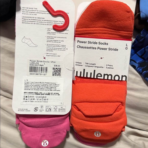 lululemon athletica Accessories - lululemon athletica Power Stride Socks - 3 Pair Pack